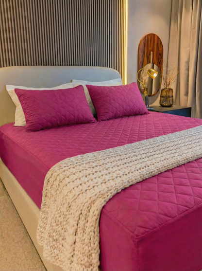 Cama Vestida Impermeable DELUXE + 2 Protectores de Almohada |ULTIMAS UNIDADES|