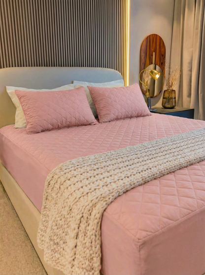 Cama Vestida Impermeable DELUXE + 2 Protectores de Almohada |ULTIMAS UNIDADES|